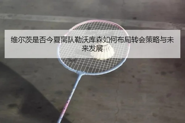 维尔茨是否今夏离队勒沃库森如何布局转会策略与未来发展 | kaiyun